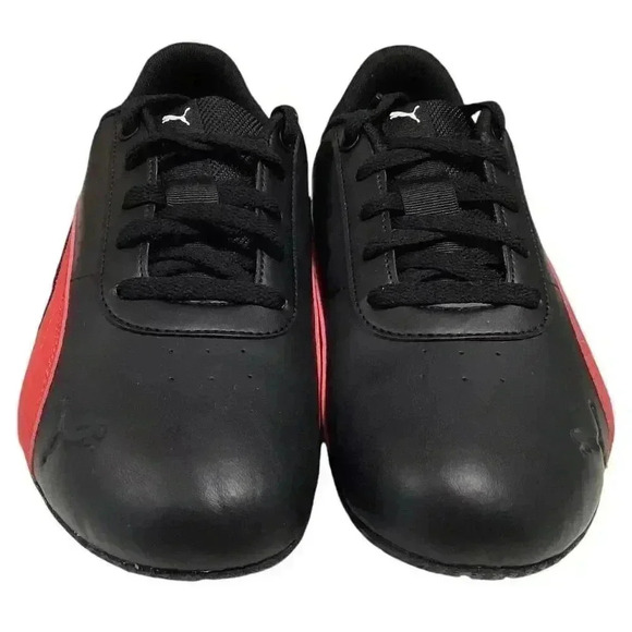 Puma Scuderia Ferrari Neo Cat Motorsport Shoes Mens 9.5 Black Red 307812 01 - Picture 2 of 8